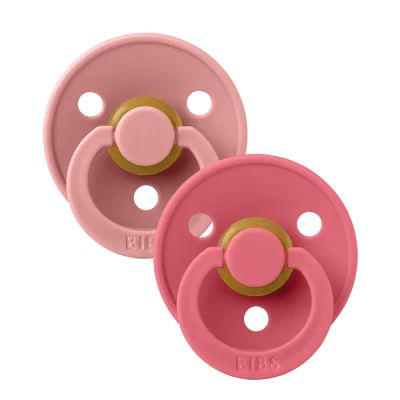 BIBS cucle Dusty Pink & Coral (0-6m) 2kom