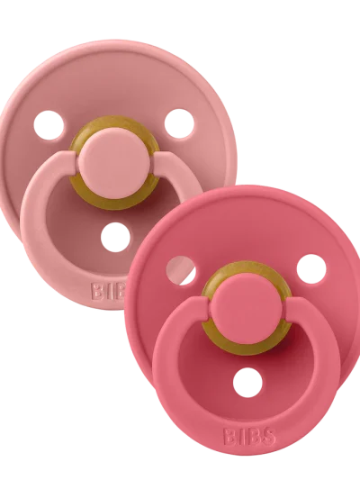 BIBS cucle Dusty Pink & Coral (0-6m) 2kom