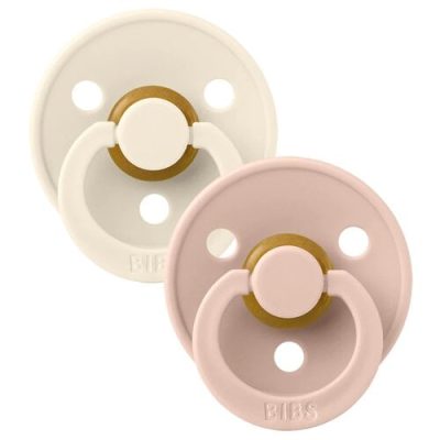 BIBS cucle Simetrične Ivory & Blush 2kom (6-18m)