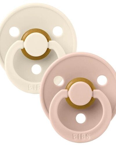 BIBS cucle Simetrične Ivory & Blush 2kom (6-18m)