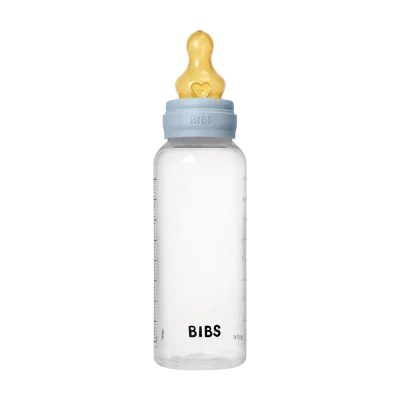 BIBS flašica Round latex 270ml Baby Blue