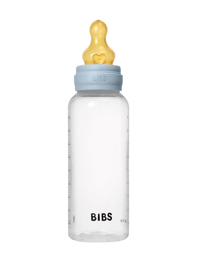 BIBS flašica Round latex 270ml Baby Blue