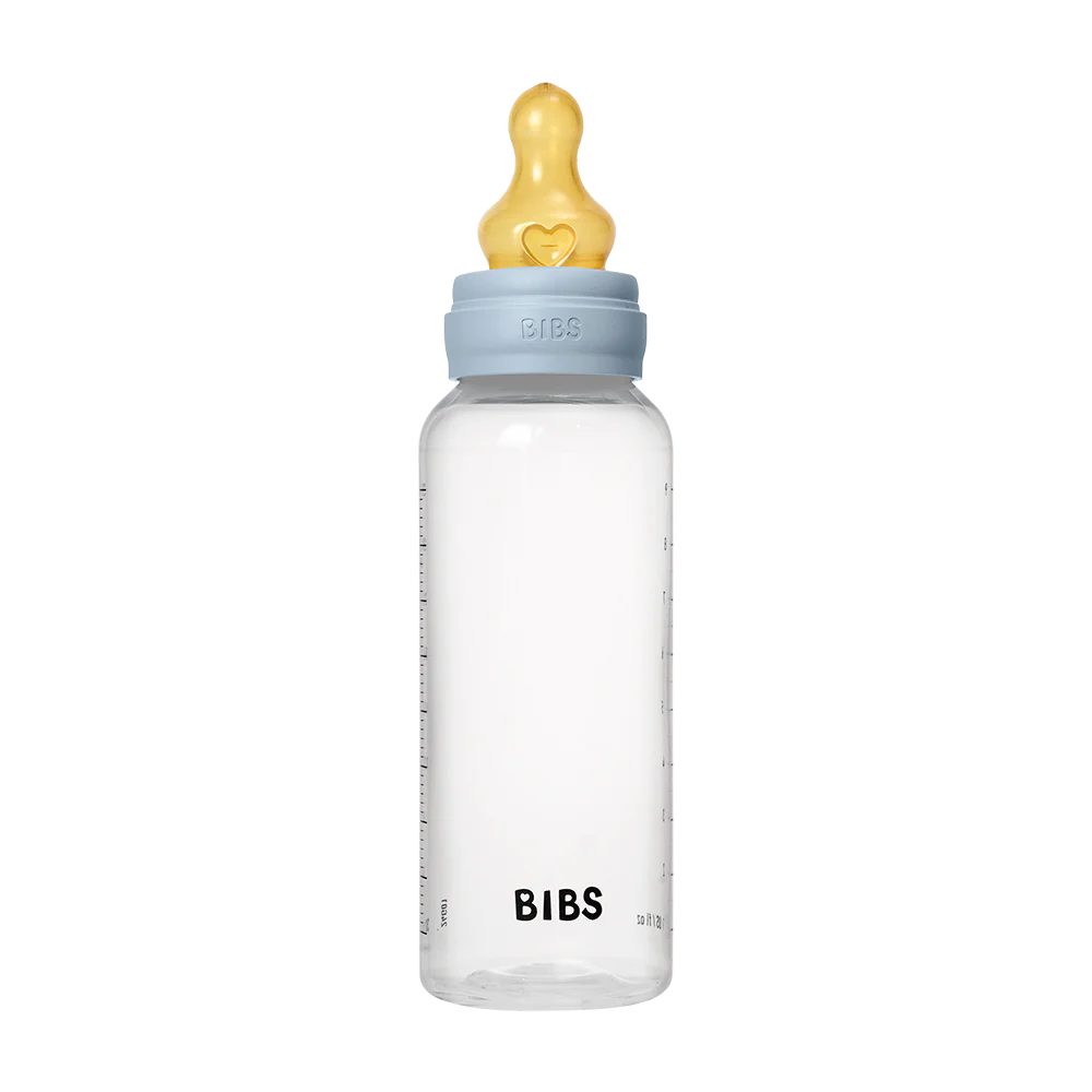 BIBS flašica Round latex 270ml Baby Blue