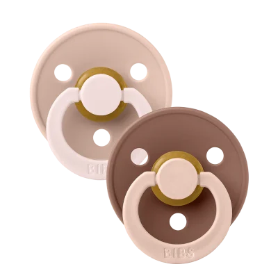 BIBS Studio Fusion Baby Blush & Woodchuck (6-18m) 2kom