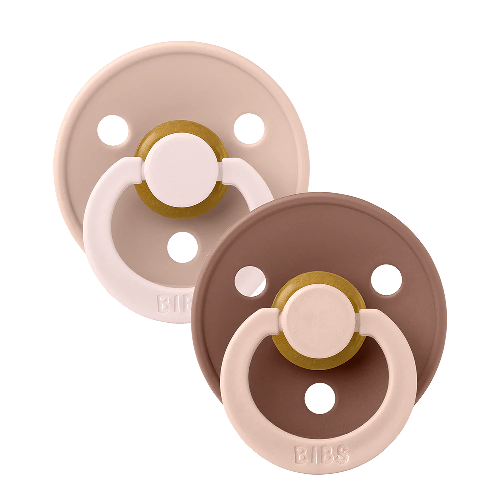 BIBS Studio Fusion Baby Blush & Woodchuck (18m+) 2kom