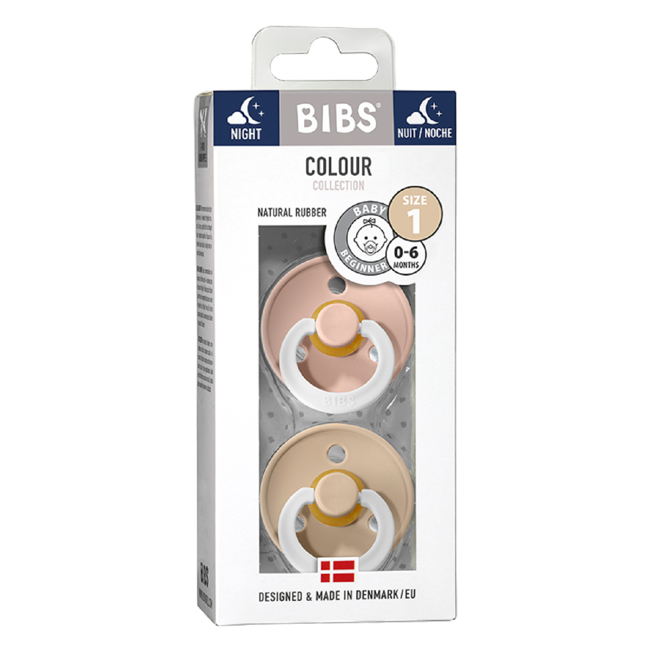 BIBS Blush night & Vanilla night cucle (0-6m) 2kom - Image 5