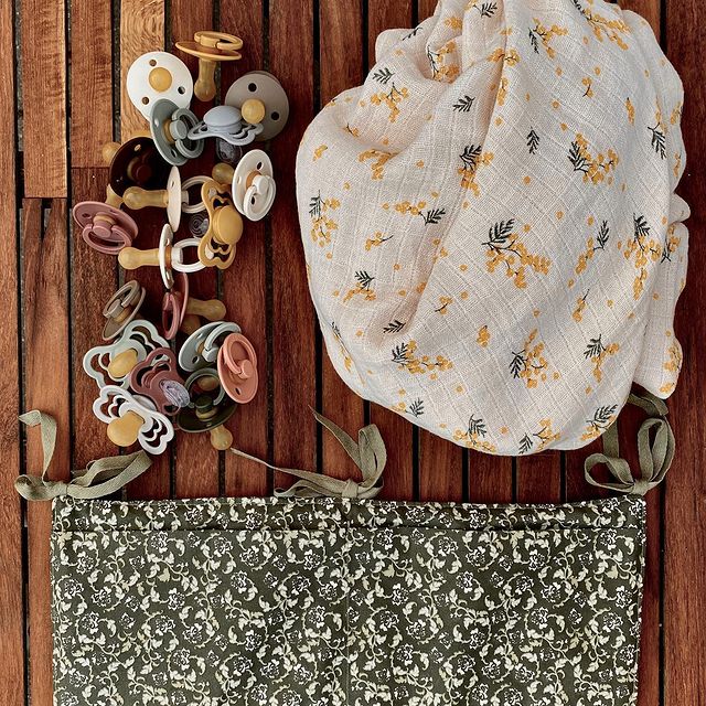 BIBS Honey bee & Olive cucle (0-6m) 2kom - Image 11