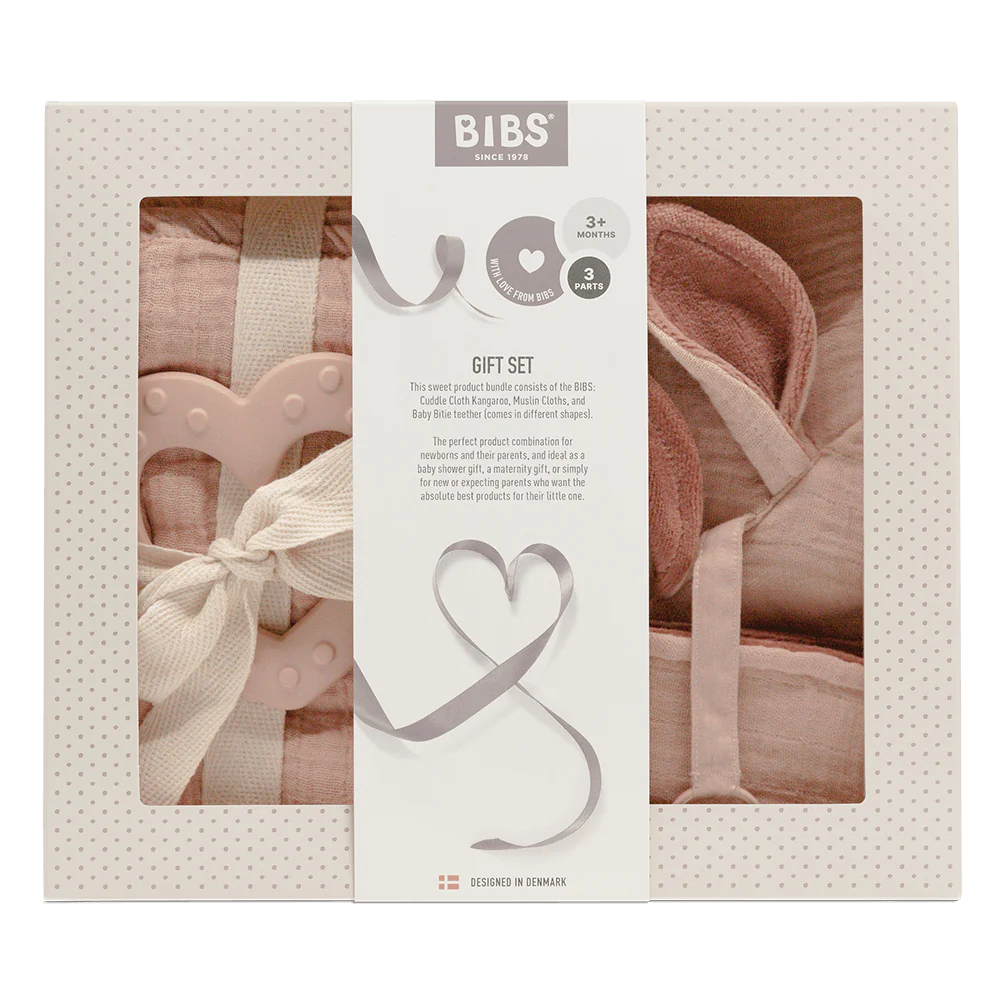 BIBS Poklon set Baby Shower Blush