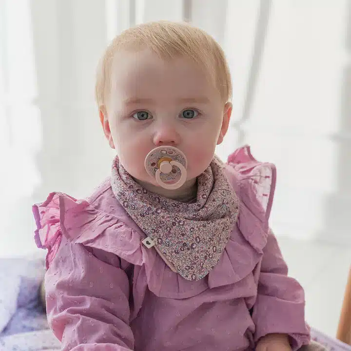 BIBS x LIBERTY cucle Chamomile Lawn Violet Sky (0-6m) - Image 2
