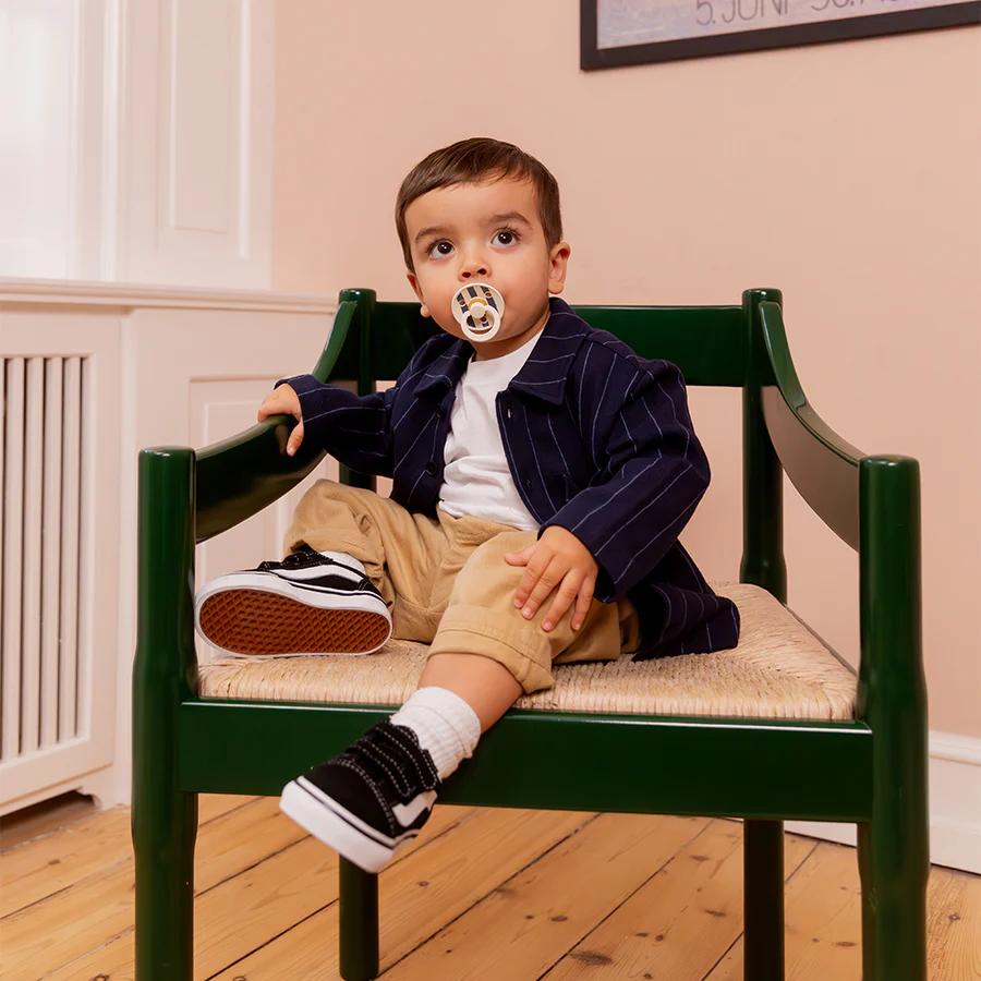 BIBS cucle Studio colour Pin Ivory Steel blue 2kom (0-6m) - Image 2