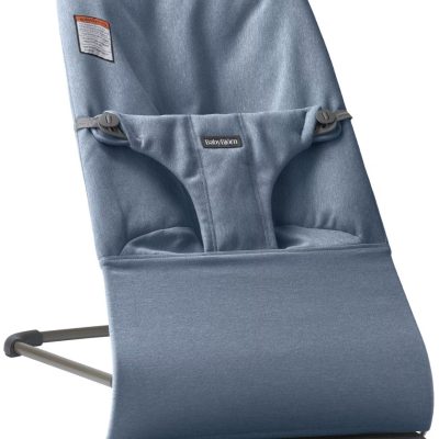 BabyBjörn Ležaljka za bebe Bliss Woven Mélange, Blue