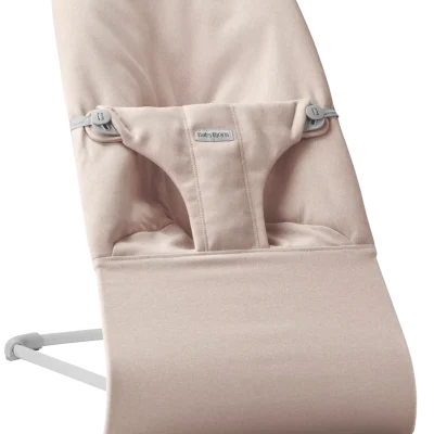 BabyBjörn Ležaljka za bebe Bliss - Mélange, Light Pink, Woven