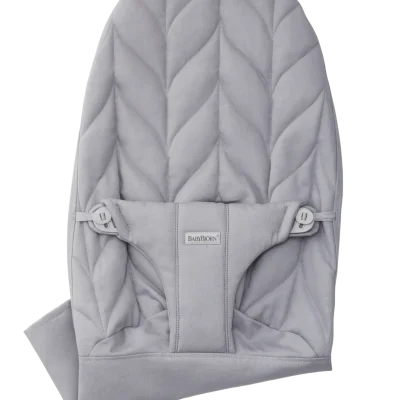 BabyBjörn Dodatna navlaka za ležaljku – Petal quilt, Light gray, Woven