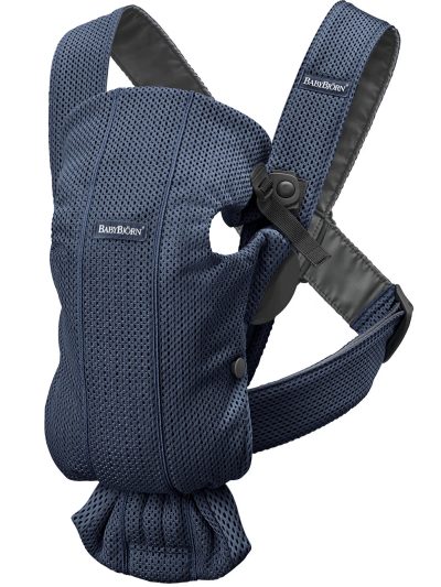 BabyBjörn Nosiljka za bebe Mini Navy Blue, 3D Mesh