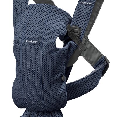BabyBjörn Nosiljka za bebe Mini Navy Blue, 3D Mesh