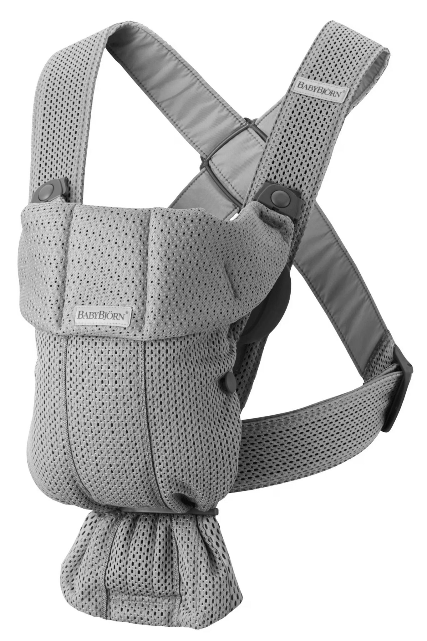 BabyBjörn Nosiljka za bebe Mini Grey, 3D Mesh - Image 4