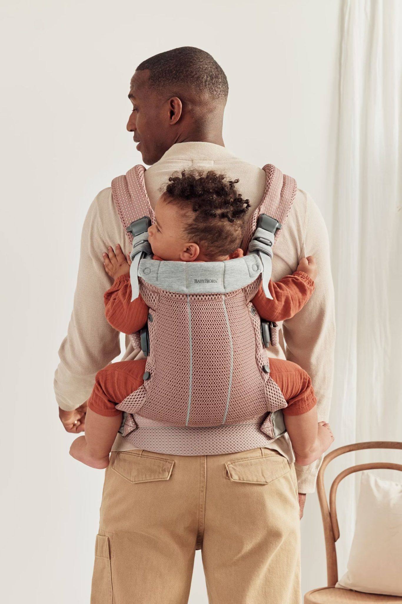 BabyBjörn Nosiljka Harmony Dusty pink, 3D Mesh - Image 7