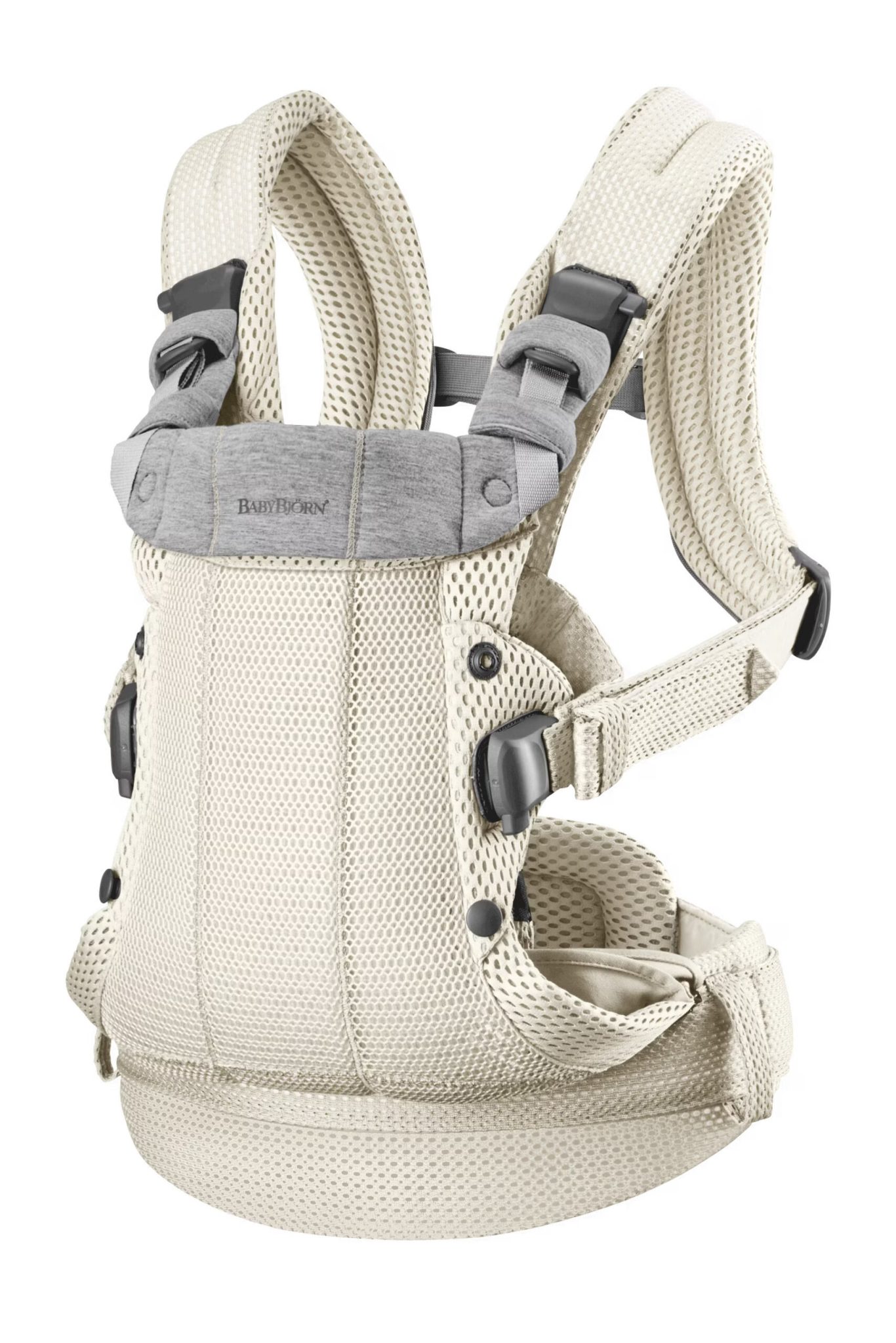 BabyBjörn Nosiljka Harmony – Cream, 3D Mesh