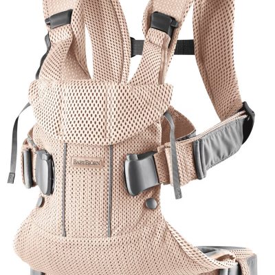 BabyBjörn Nosiljka za bebe One Air Pearly Pink, 3D Mesh