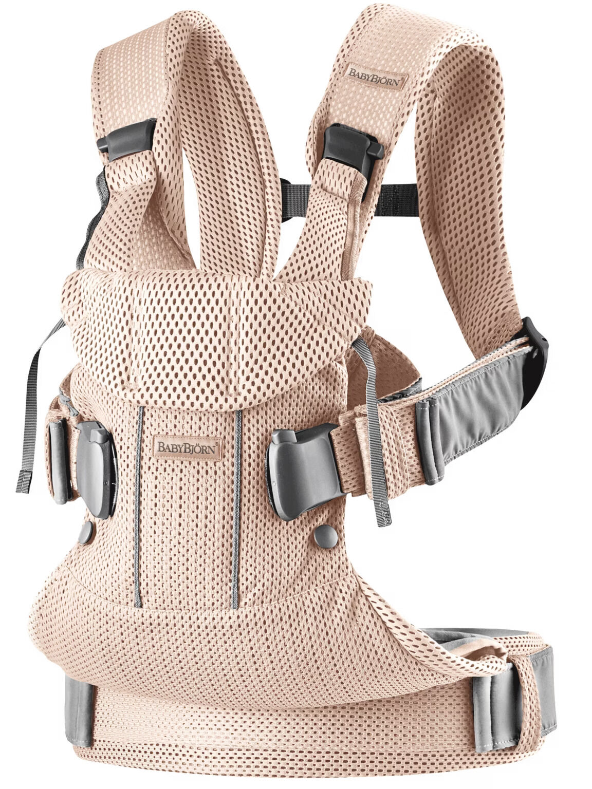 BabyBjörn Nosiljka za bebe One Air Pearly Pink, 3D Mesh