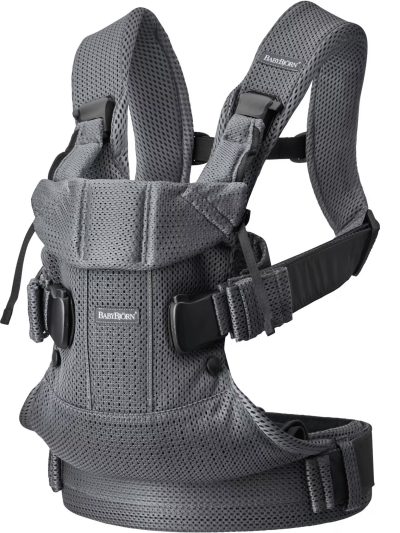 BabyBjörn Nosiljka za bebe One Air Anthracite, 3D Mesh