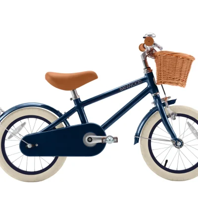 Banwood Classic Bicikl 14" Navy + Pletena korpica