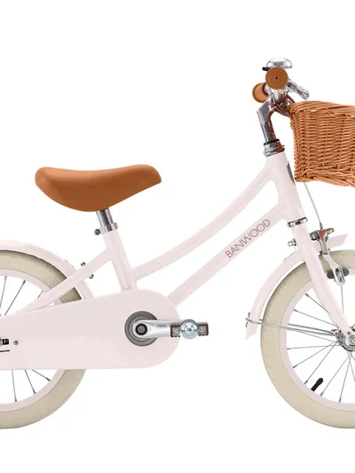 Banwood Classic Bicikl 14" Pink + Pletena korpica