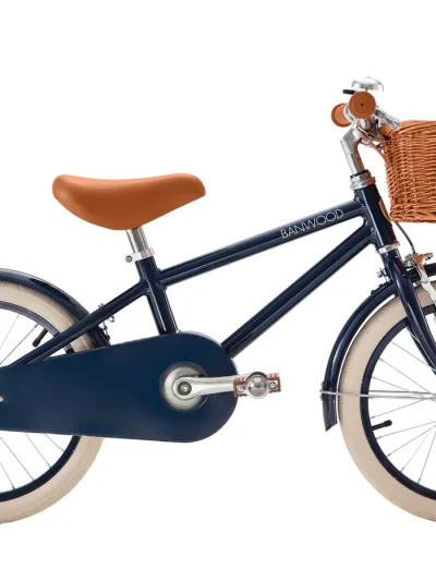 Banwood Classic Bicikl 16" Navy Blue + Pletena korpica