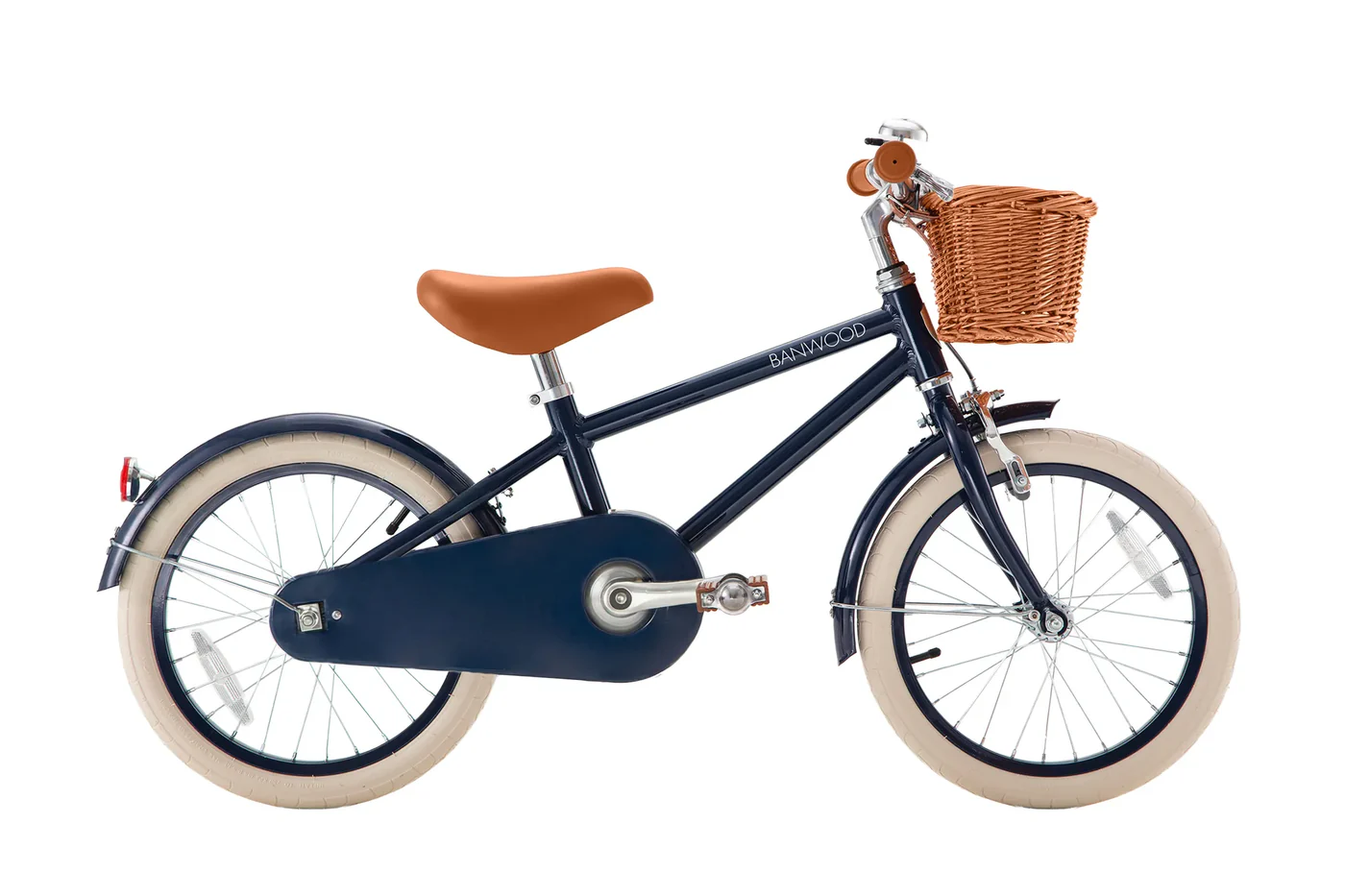 Banwood Classic Bicikl 16" Navy Blue + Pletena korpica