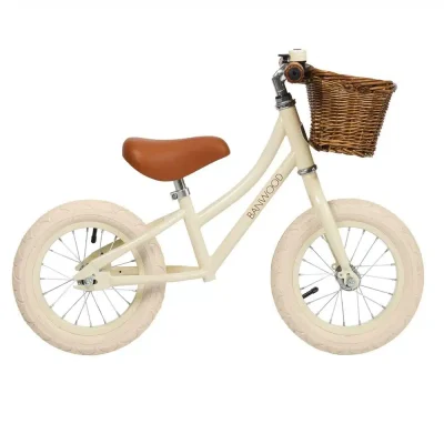 Banwood Balans Bicikl First Go Vintage Cream + Pletena korpica