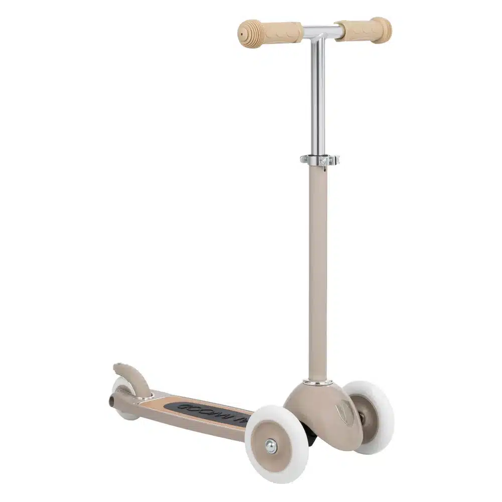 Banwood Romobil Trotinet Beige + Pletena korpica - Image 4