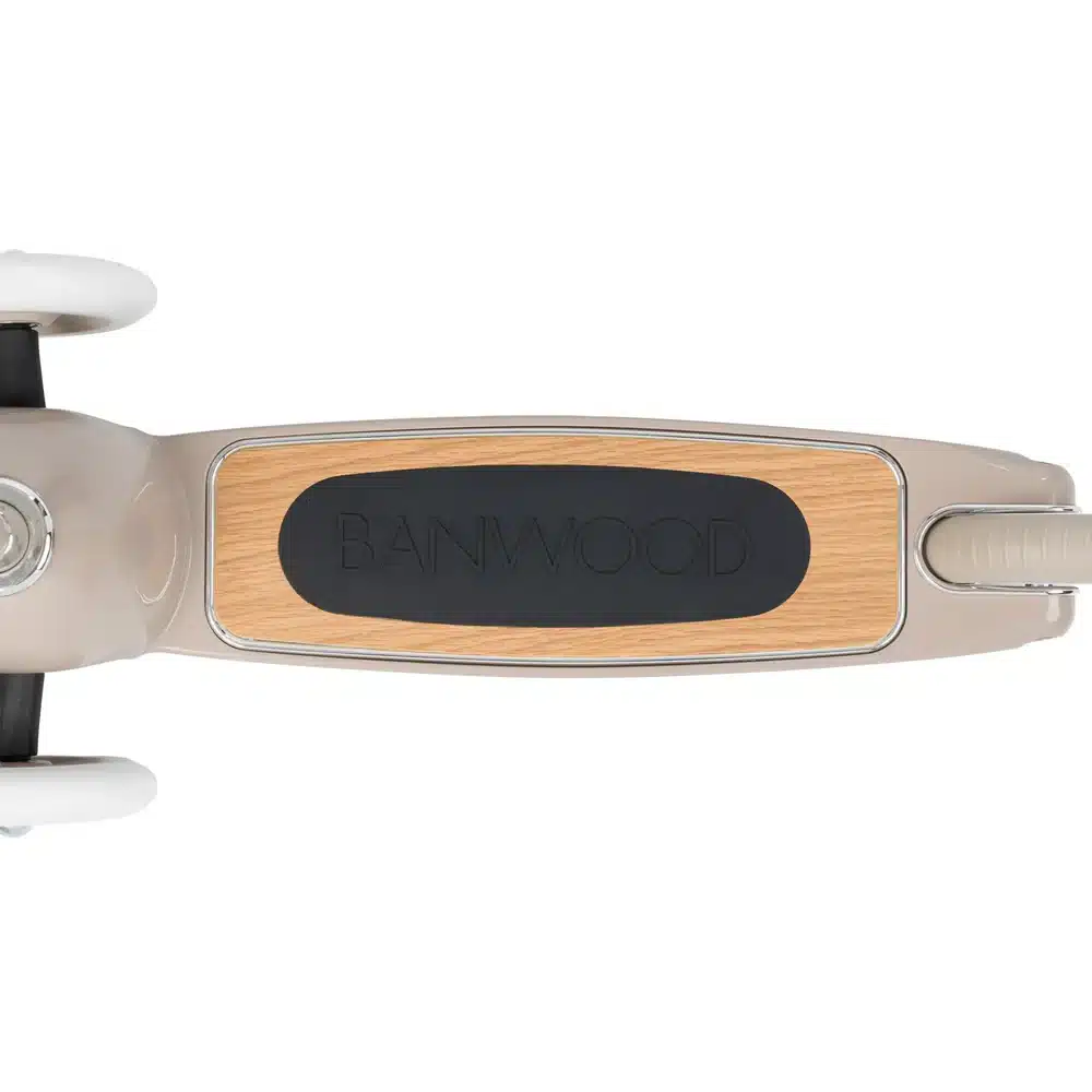 Banwood Romobil Trotinet Beige + Pletena korpica - Image 12