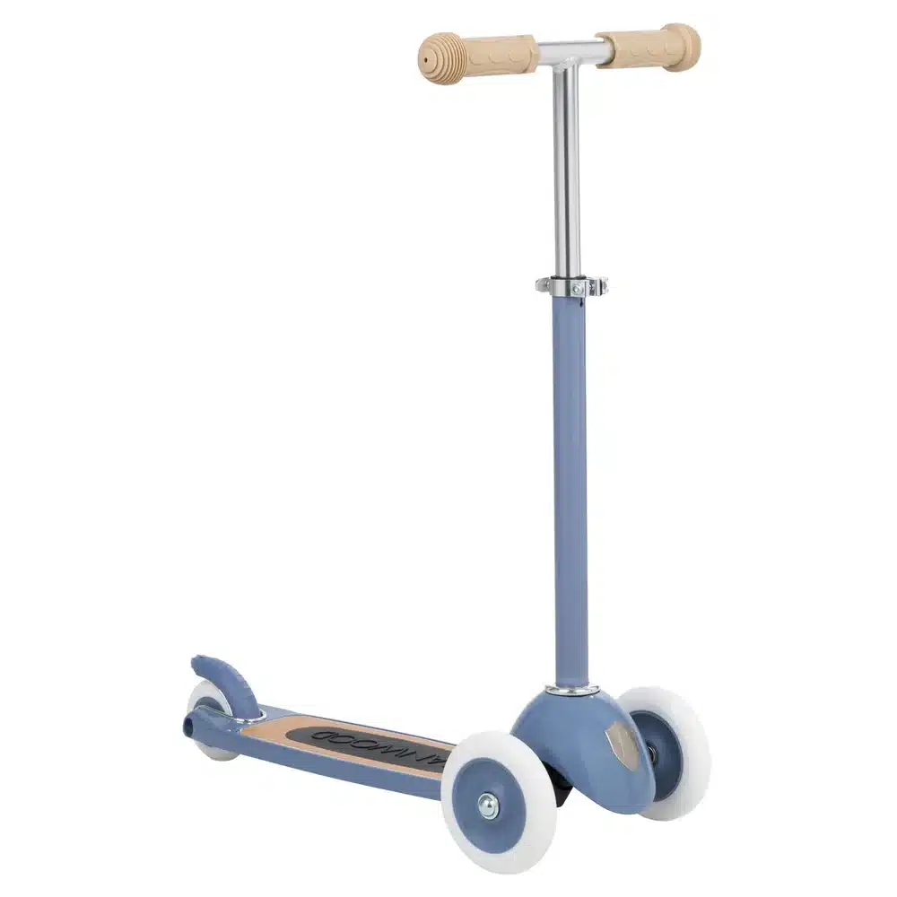 Banwood Romobil Trotinet Blue + Pletena korpica - Image 5