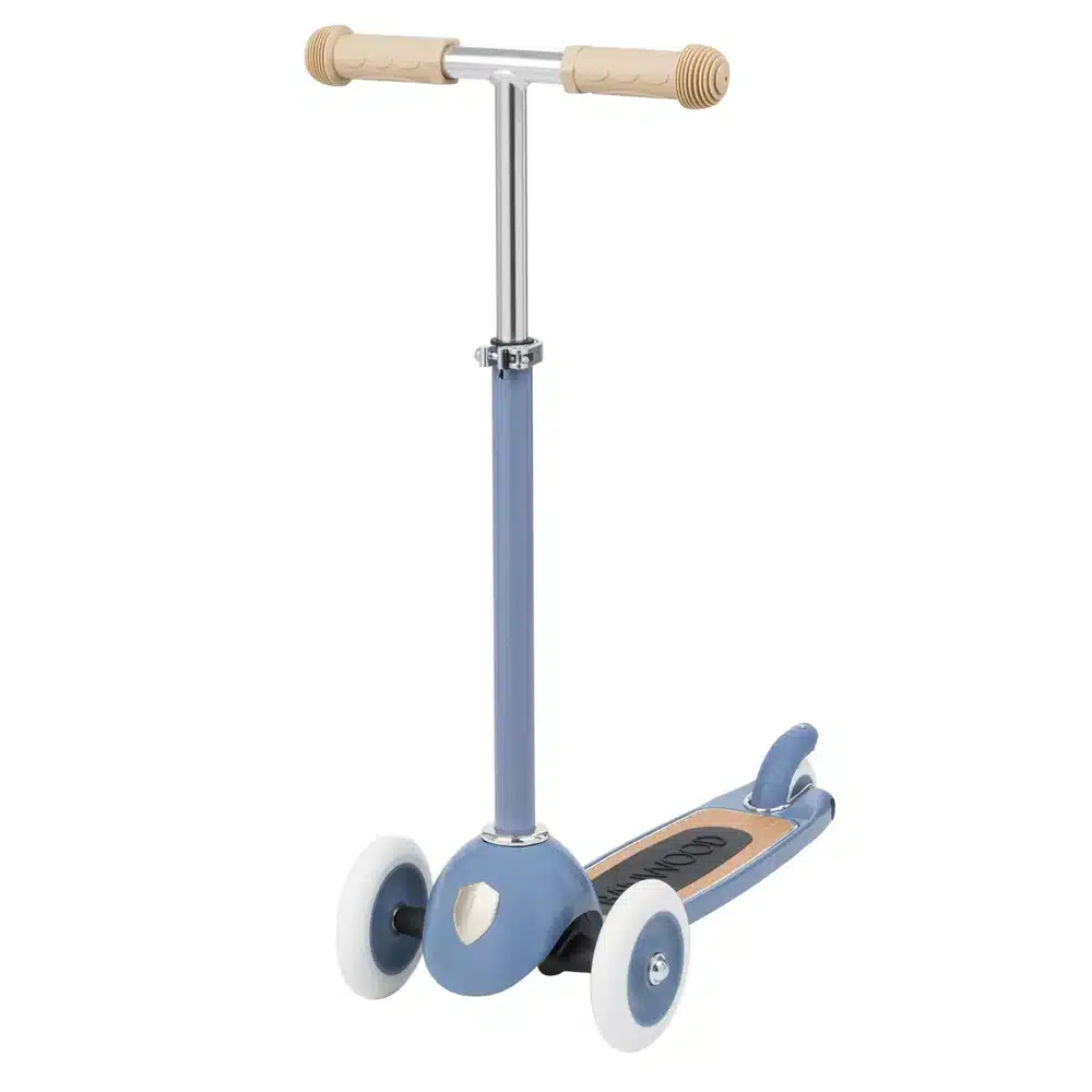 Banwood Romobil Trotinet Blue + Pletena korpica - Image 9