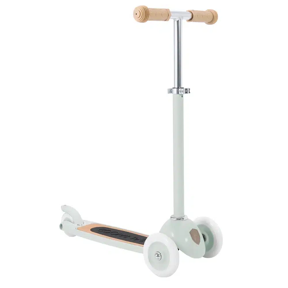 Banwood Romobil Trotinet Pale Mint + Pletena korpica - Image 14