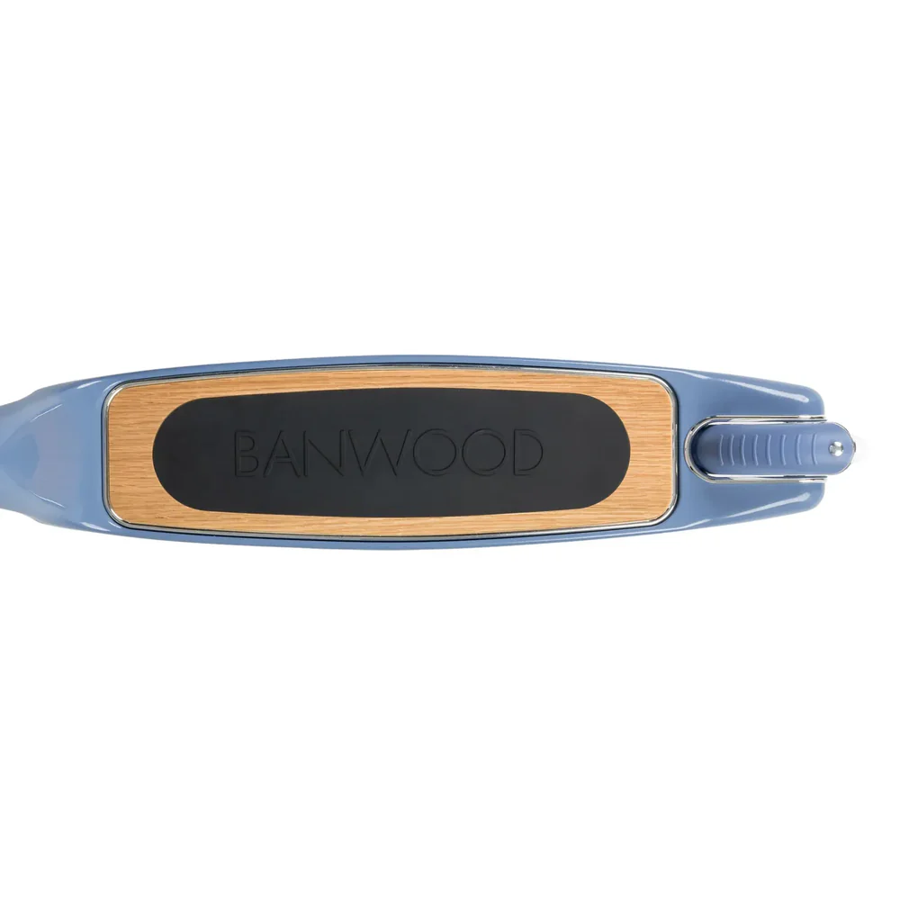 Banwood Maxi Romobil Trotinet Blue + Pletena korpica - Image 9