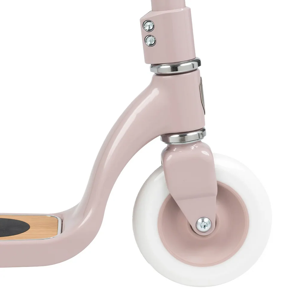 Banwood Maxi Romobil Trotinet Dusty Pink + Pletena korpica - Image 9