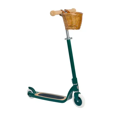 Banwood Maxi Romobil Trotinet Green + Pletena korpica