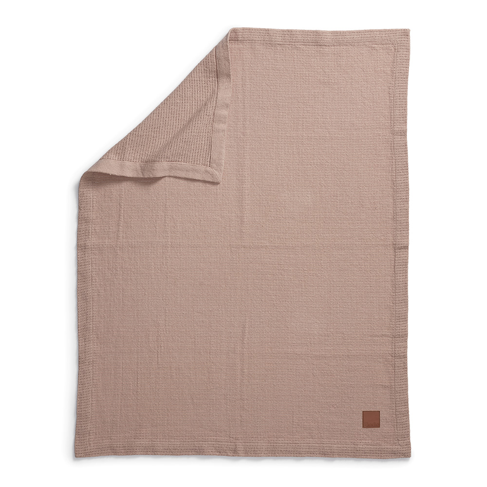 Elodie Tanka pletena dekica - Powder Pink - Image 6