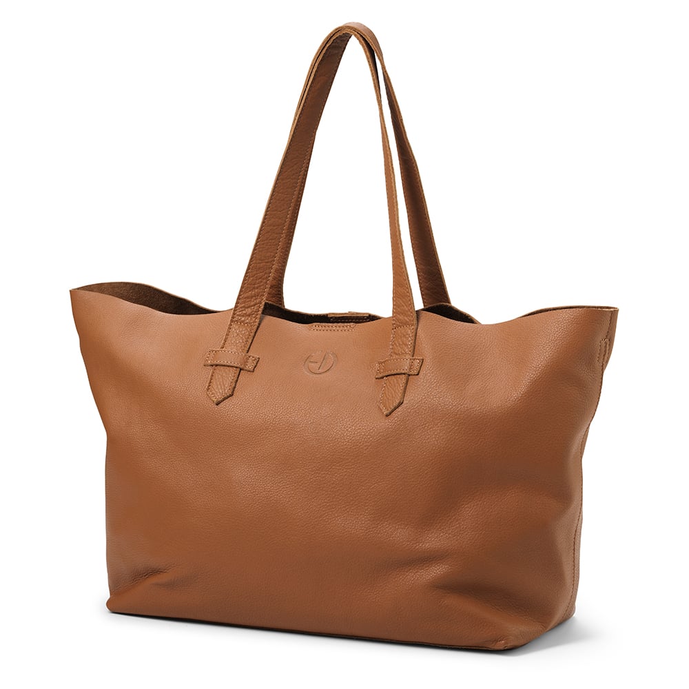 Elodie kožna torba za previjanje Chestnut Leather Platinum proizvod