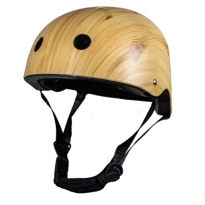 Trybike CoConuts Kaciga za djecu dezen Wood, S