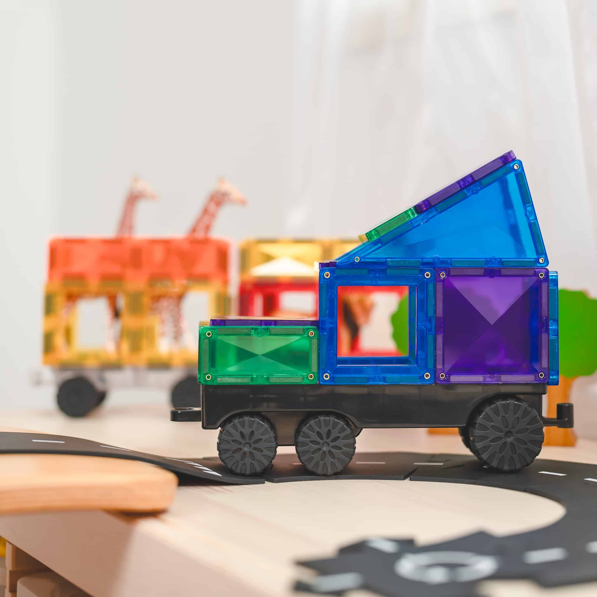 Connetix Tiles Rainbow Transport set (50 kom) - Image 6