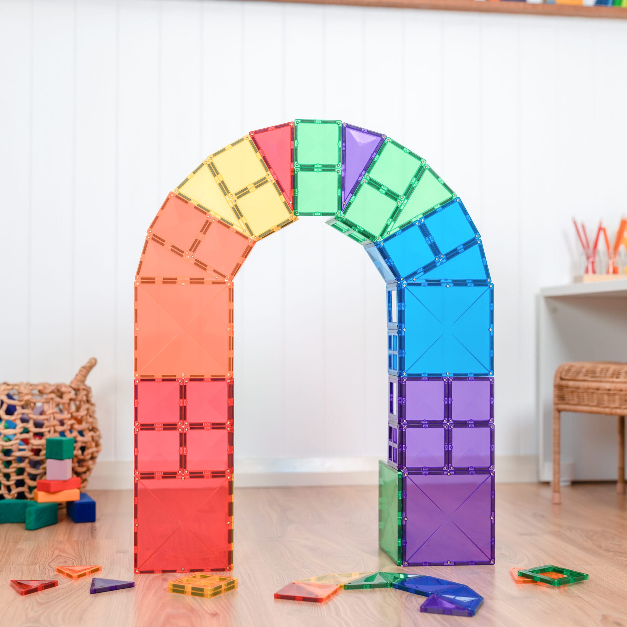 Connetix Tiles Rainbow Starter set (60 kom) - Image 4