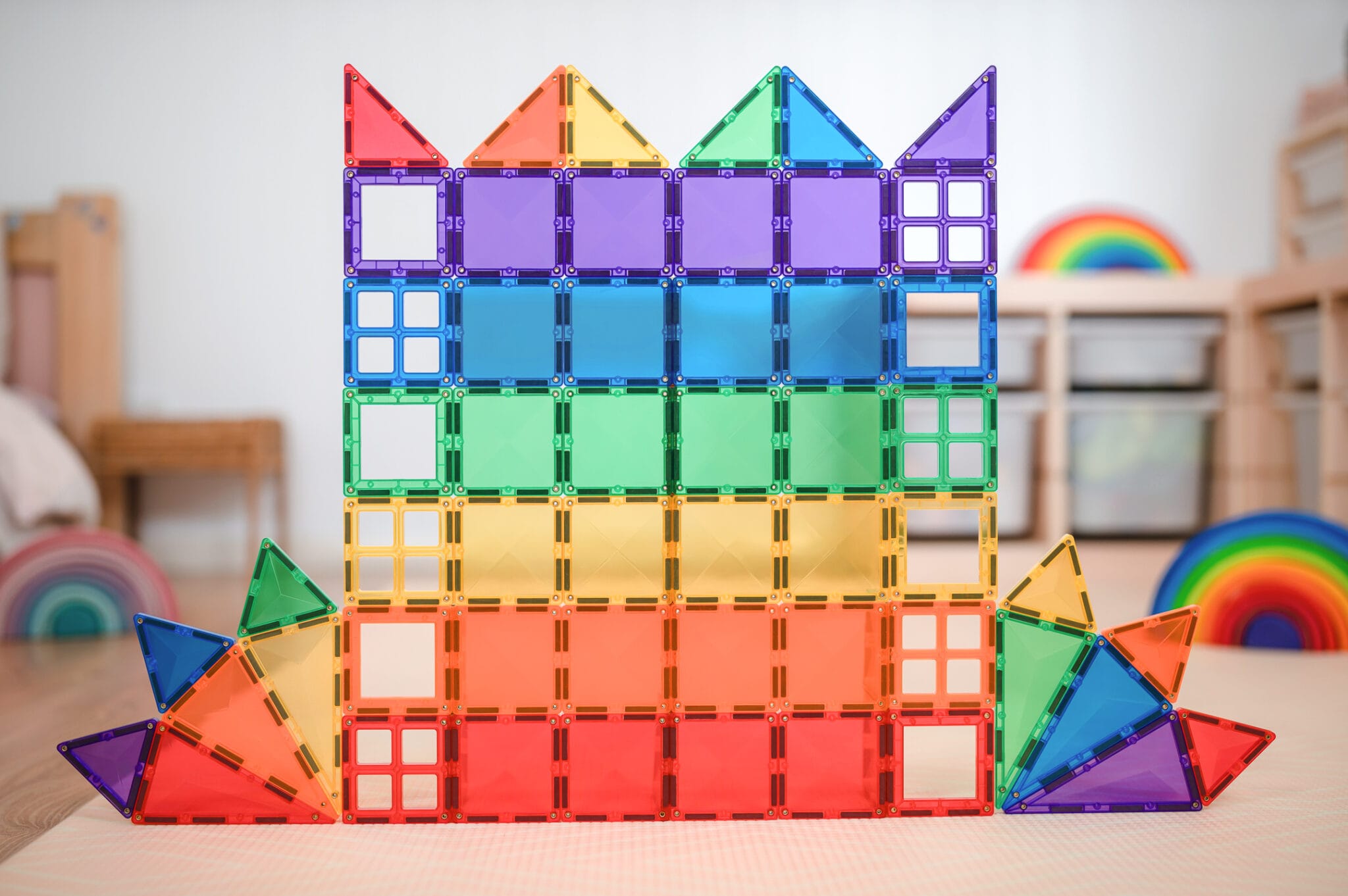 Connetix Tiles Rainbow Starter set (60 kom) - Image 3