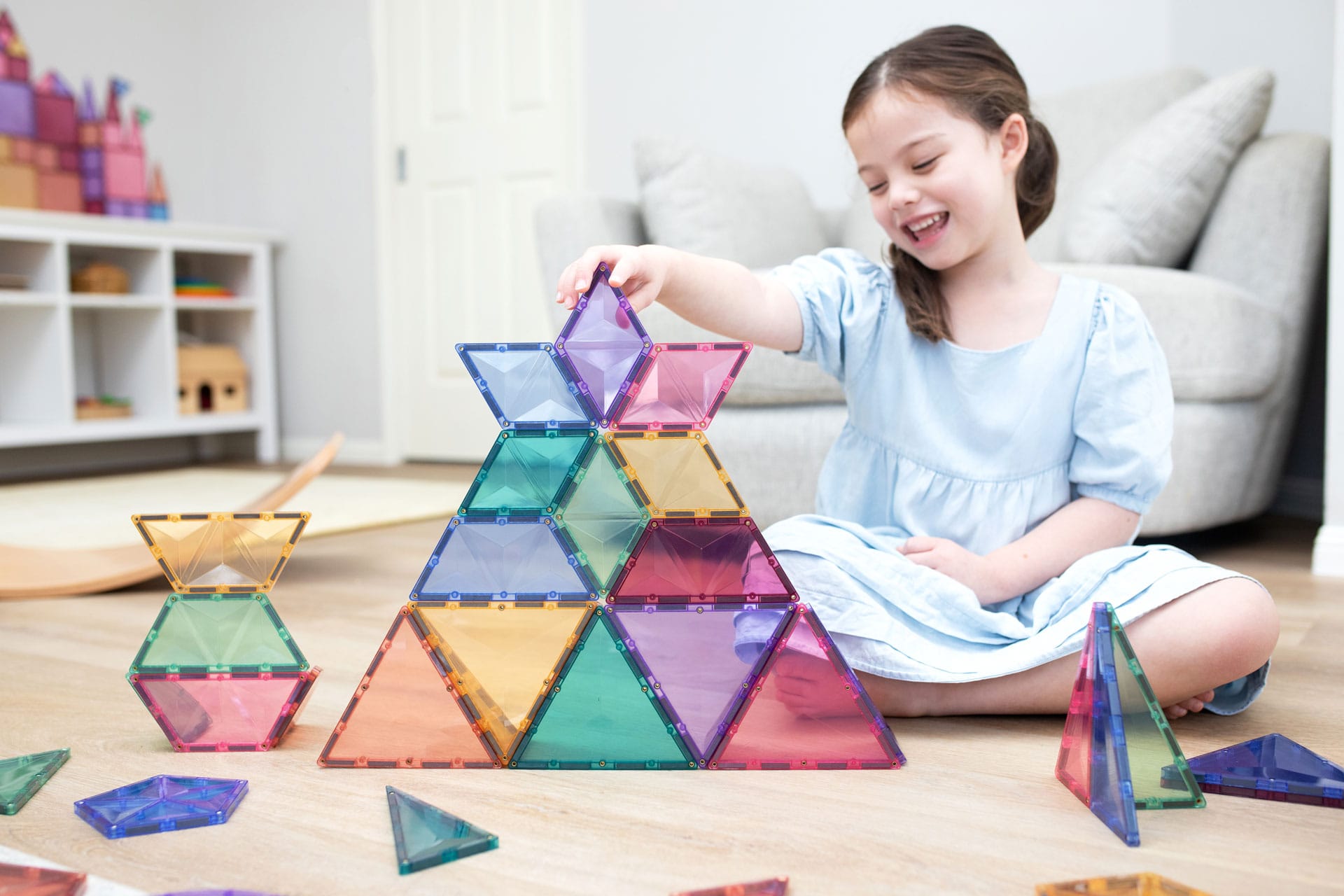 Connetix Tiles Pastel Shape Expansion (48 kom) - Image 2