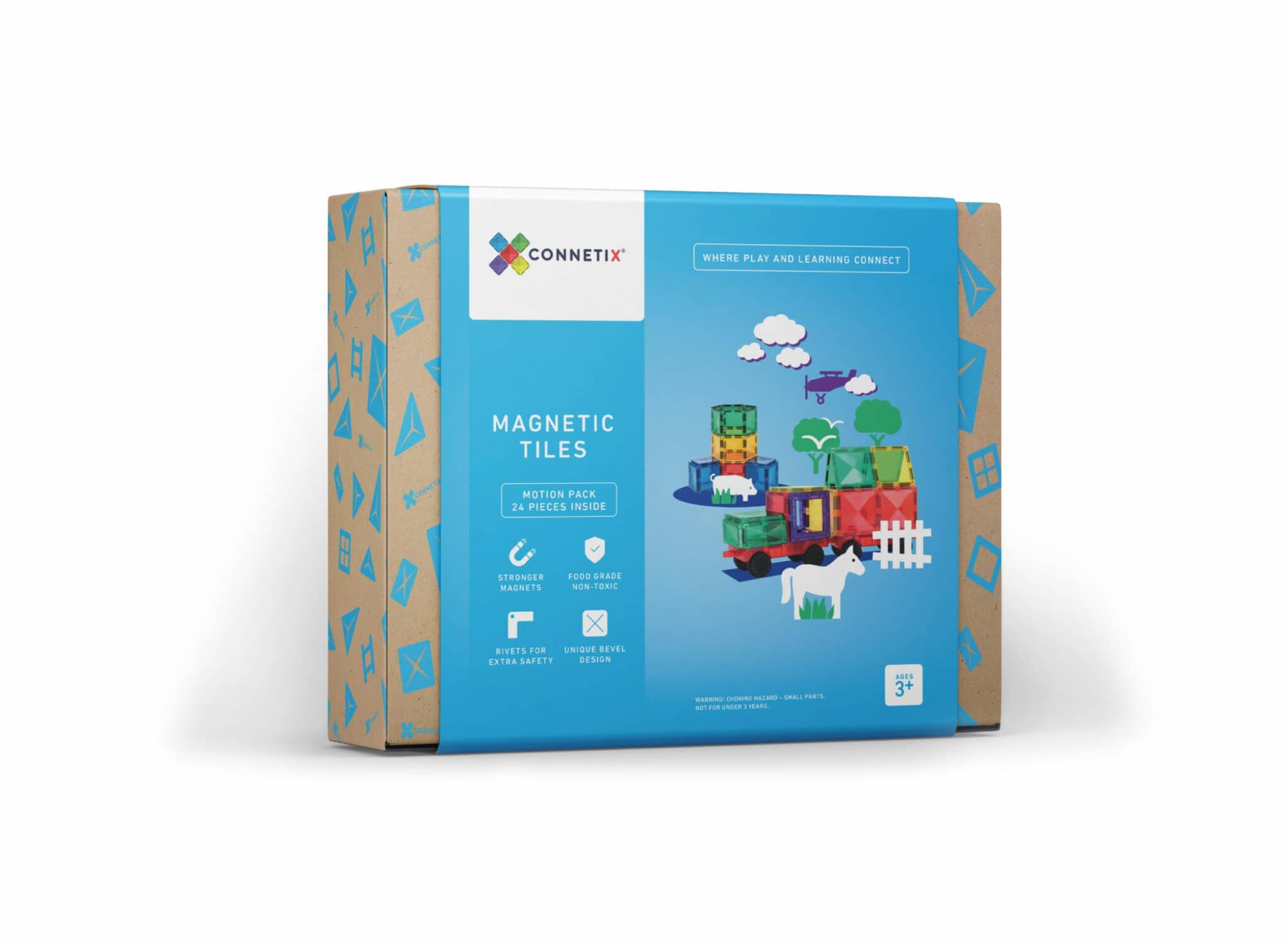 Connetix Tiles Rainbow Motion set (24 kom)