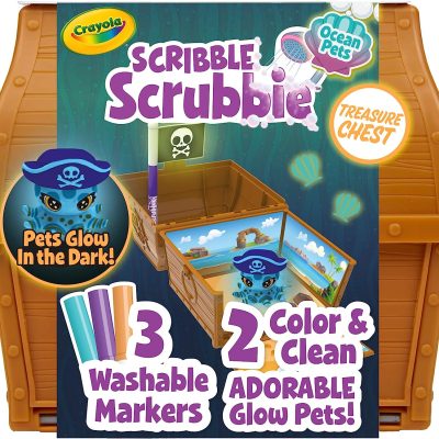 Crayola Scribble Scrubbie Pets Glow Treasure kreativni set