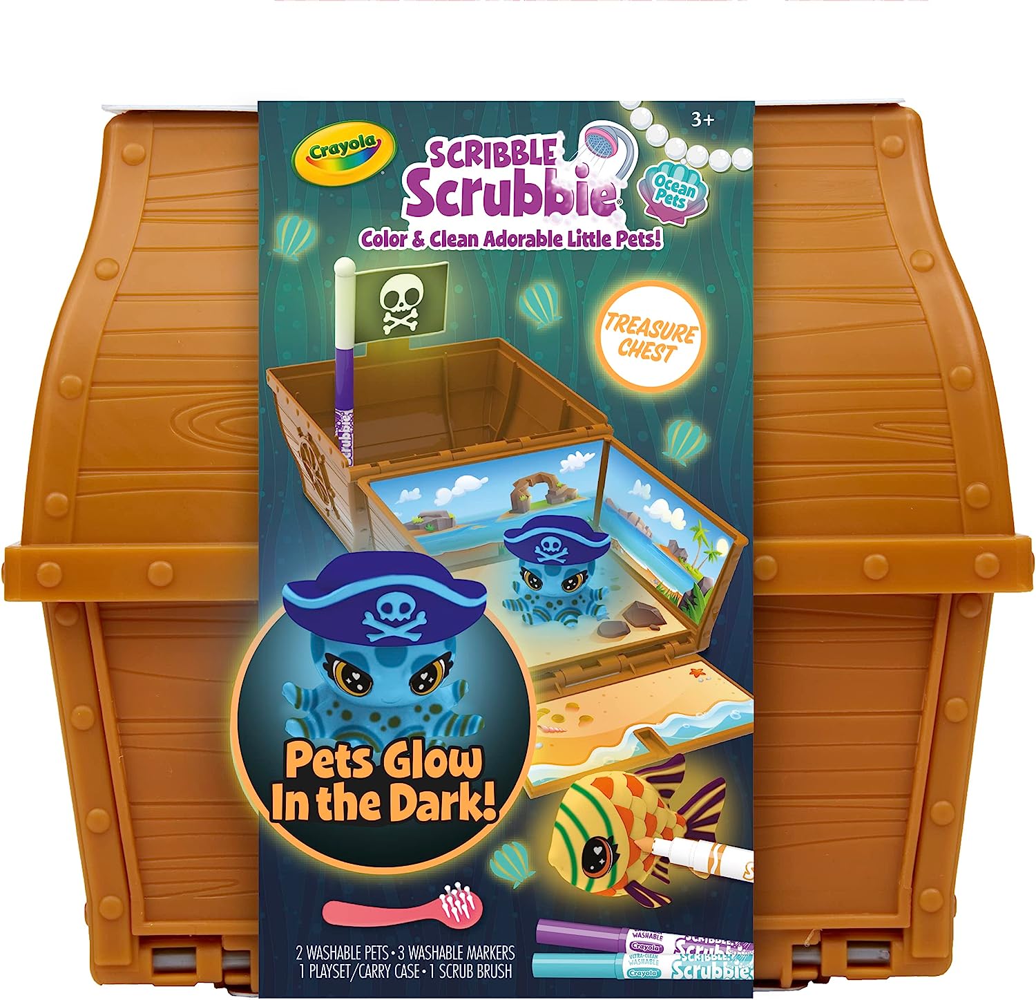 Crayola Scribble Scrubbie Pets Glow Treasure kreativni set - Image 2