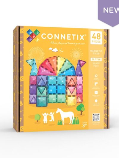 Connetix Tiles Glitter Castle set (48 kom)