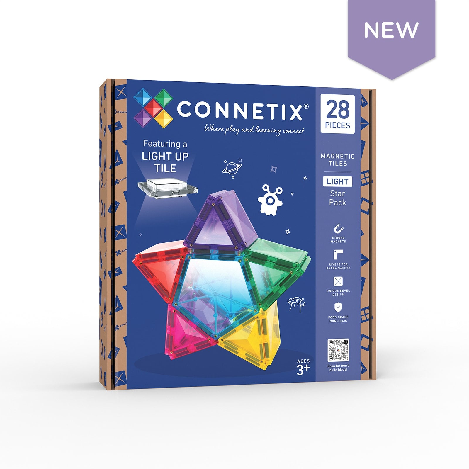 Connetix Tiles Light Star set (28 kom)
